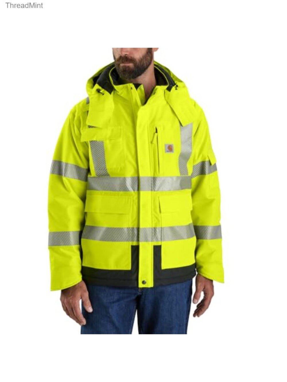 Carhartt HV Sherwood Class 3 Waterproof Work Jacket